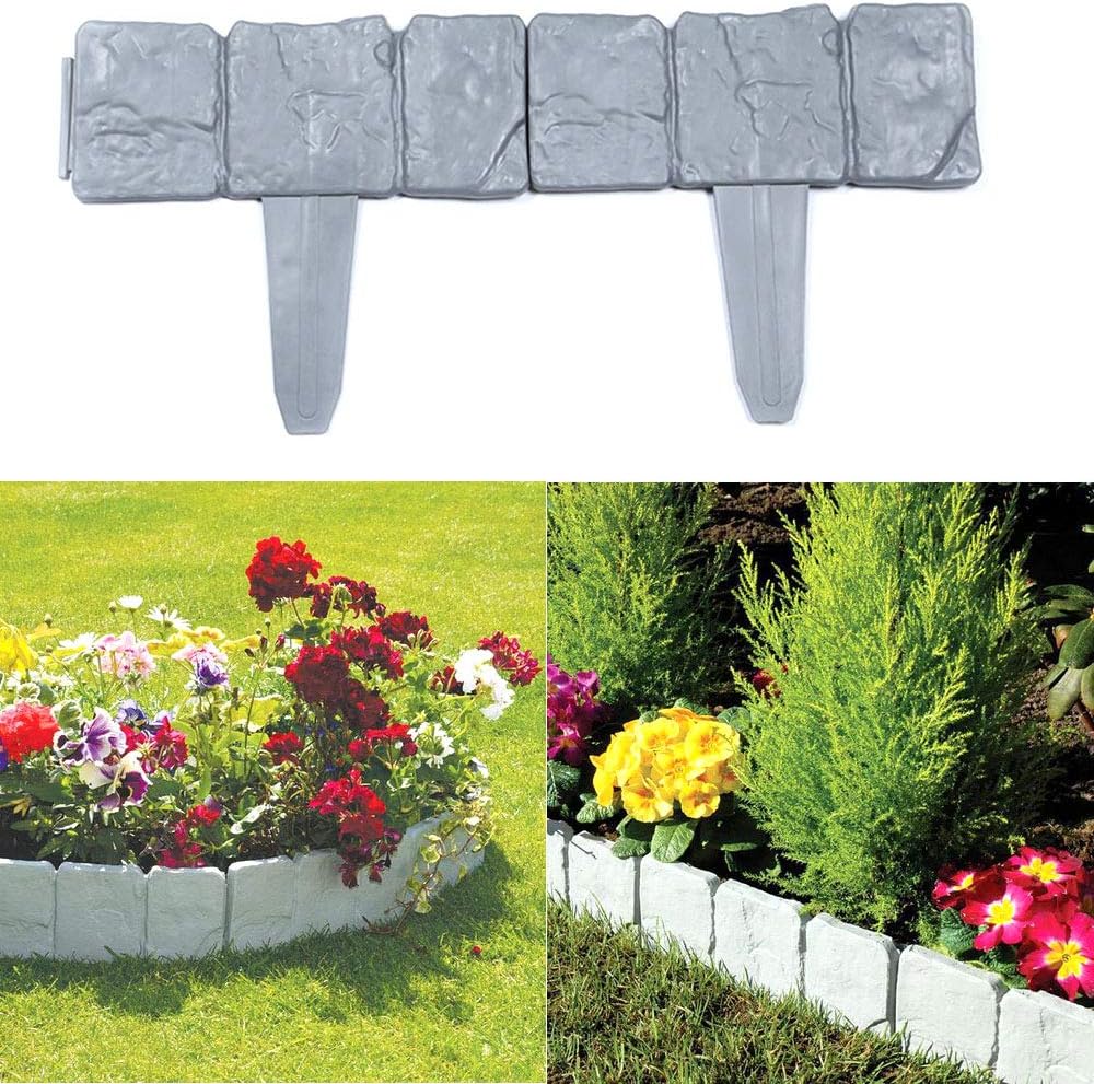 Ruilasago Garden Border Edging for Pathway Lawn Palisade Edging Plant