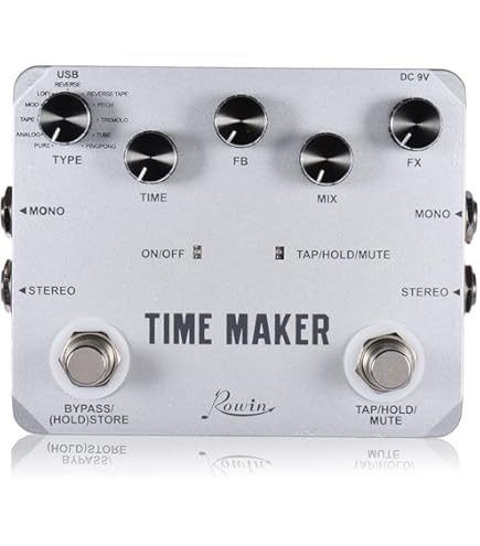 Amazon.com: Stax Time Maker Guitar Delay Pedal,11 Types of