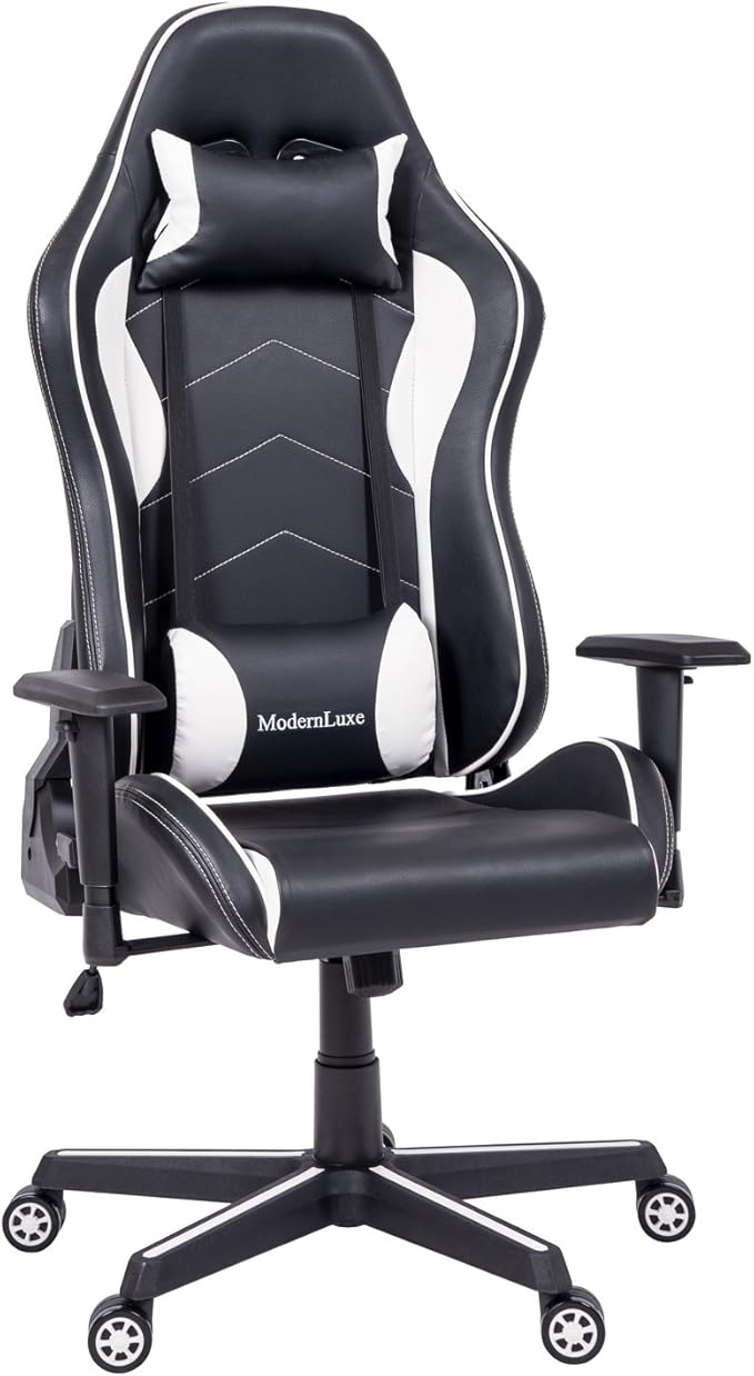 Amazon Com Merax Gaming Chair Computer Home Desk Chair Racing