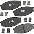Bendix Premium SBC207 Ceramic Front Brake Pads for Toyota Cressida 1988-1981, Pickup 1995-1984