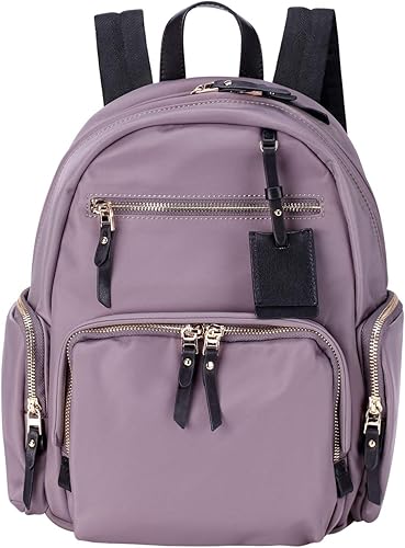 Amazon Elborn Pyo シンプルと人気バックパックレディース 多ポケットを便利リュック多機能大容量パラシュートリュックサック防水通勤通学旅行バックパック グレイ Elborn Pyo レディース