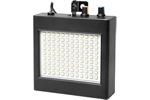 MAD OWL Led Strobe Light,108Pcs White Led flashing light,flashbulb,Stroboflash,Stroboscopic,Black Body, Use For Disco, Ballroom, KTV, Bar ,Club, Party, Wedding