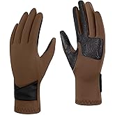 Jökulríki Winter Gloves for Women - Touchscreen Spandex Fleece Lining Cold Weather Gloves Anti-slip Driving Gloves