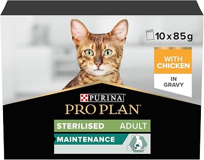 Comida húmeda de Gato Cat Wet NutriSavour Delicado 850 g (Paquete de 4, Total 40 Bolsas)