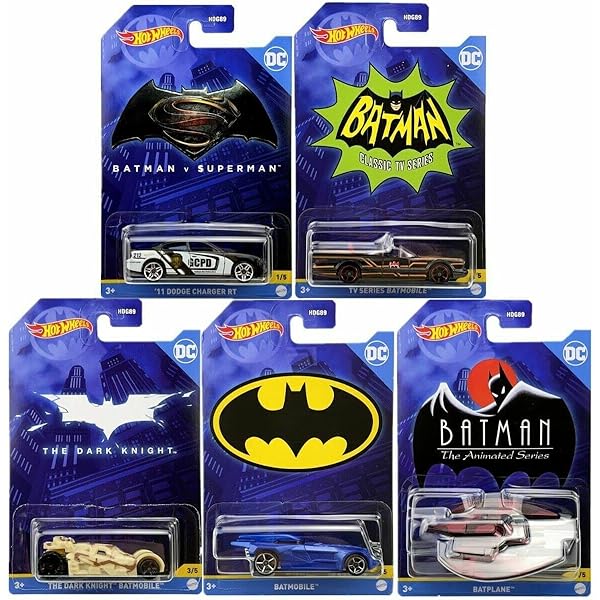 Amazon.com: Hot Wheels 1:64 Batman Begins 2 Car Set : Toys & Games