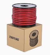 TUOFENG 18 AWG Silicone Wire 40m Reel Black 20m Red 20m 2 Conductor Flexible view 1