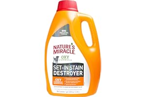 NATURE'S MIRACLE Nature’s Miracle Set-In Stain Destroyer Dog, Oxy Formula With Orange Scent, 1 Gallon