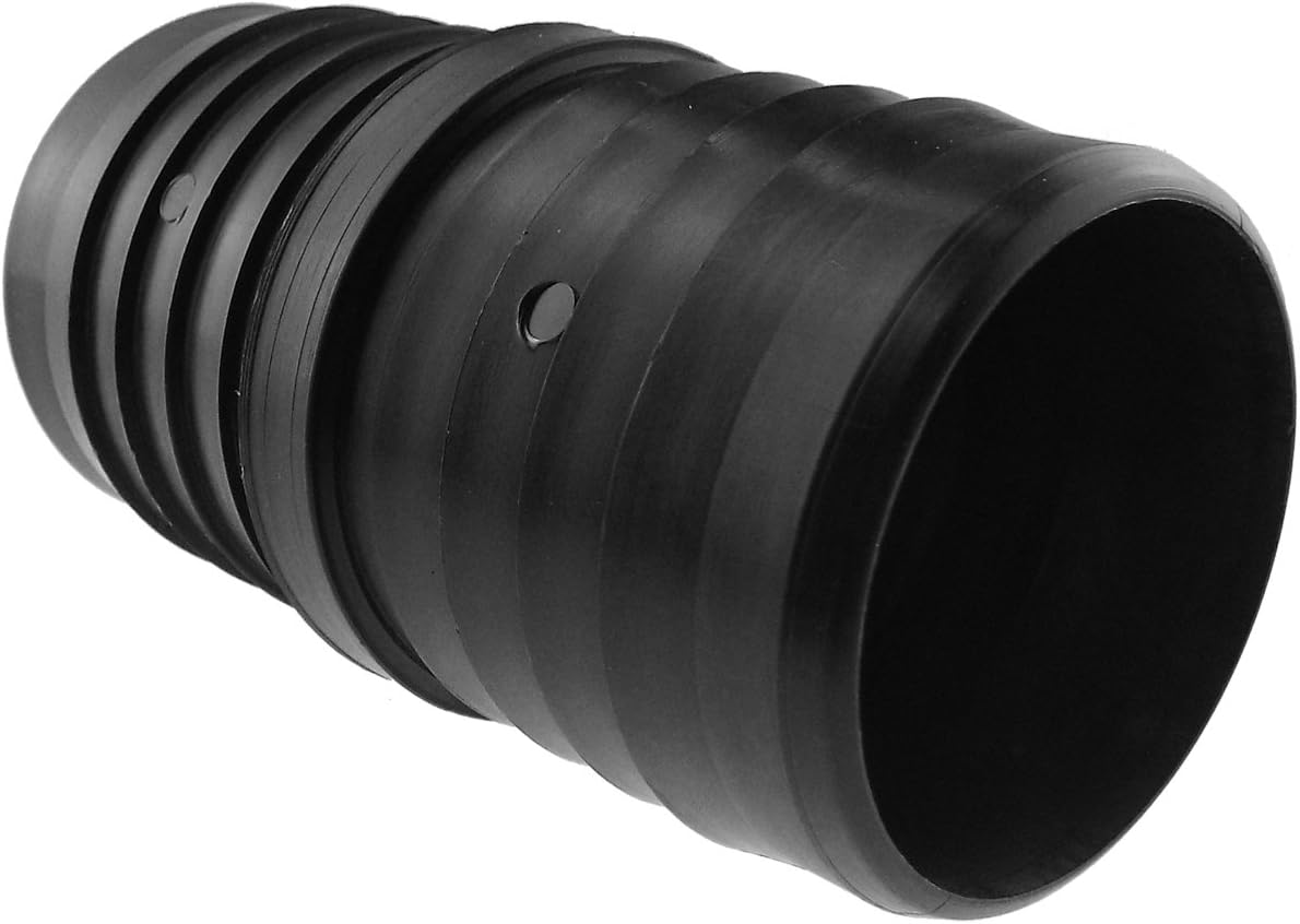 32mm 1 1/4" STRAIGHT PLASTIC BARBED TUBING CONNECTOR FISH POND PIPE