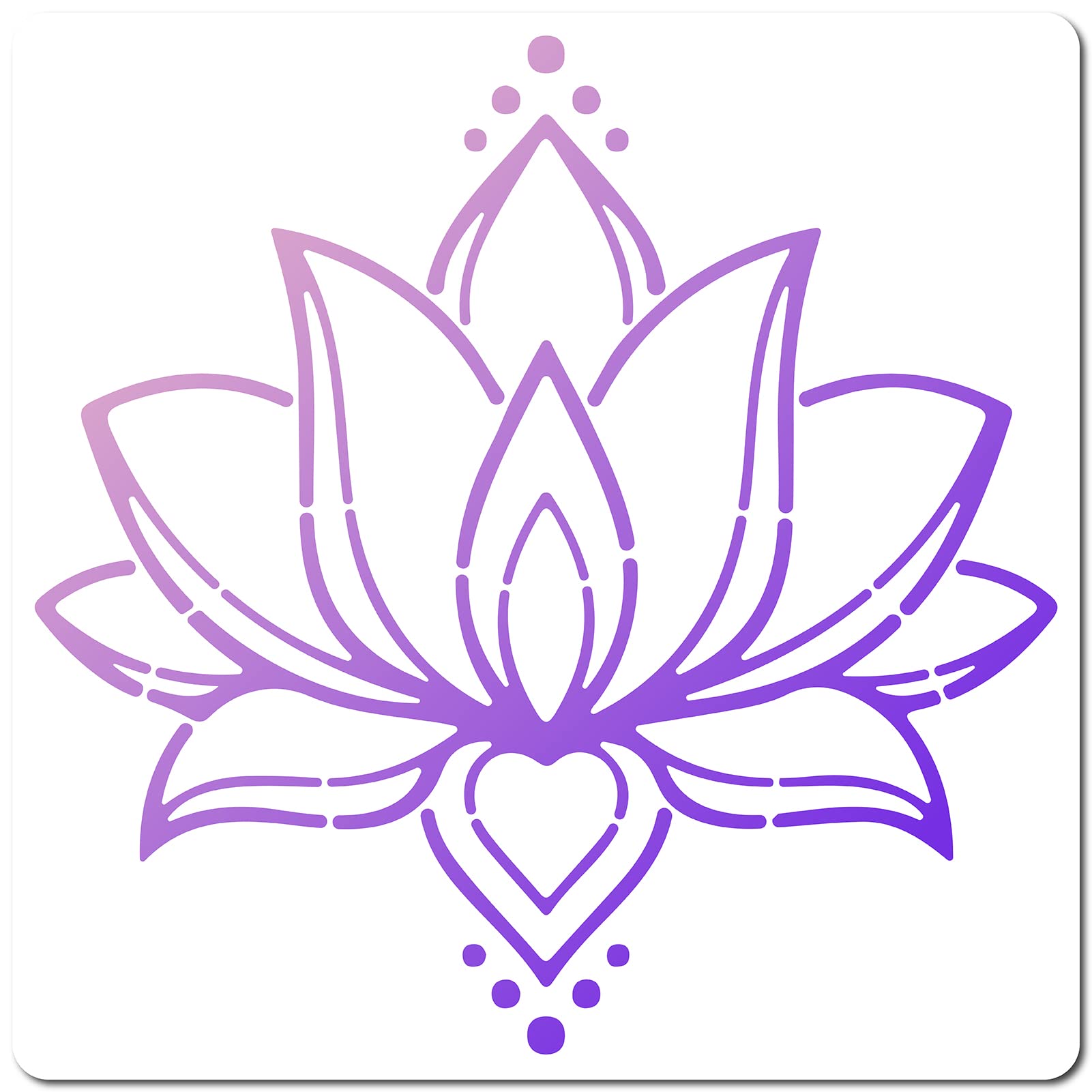 GORGECRAFT Lotus Stencils Templates 30x30cm Flower Pattern Large Reusable Plastic Square Stencils Sign for Painting on Wood Wall Scrapbook Card Floor Drawing DIY Decor Crafts