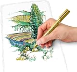 Staedtler Metallic Marker Blue Pack of 10 – Opaque Writing on Light/Dark Paper view 5