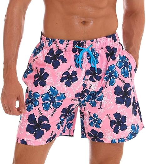 ZHAOSIXI Pantalones de Playa Hombre De Surf Shorts Cortos De