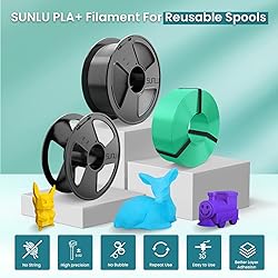 SUNLU PLA+ Filament Refills, PLA Plus 3D Printer