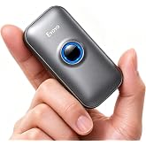 Eyoyo Mini 2D QR 1D Bluetooth Barcode Scanner Wireless | Portable Bar Code Reader, For retail, libraries&amp;bookstores inventory, Compatible with Tablet iPhone iPad Android iOS PC POS