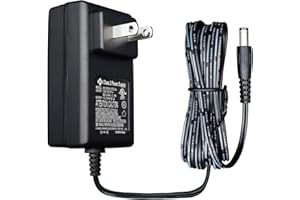 UL Listed 12V 2A 6ft/1.8M Long Power Supply Adapter, 24W 1.5A 1A 0.8A 0.5A AC/DC Switching Adapter for LED Strip Lights, Keyb