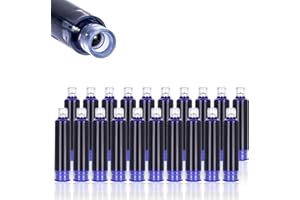 Aiallyo Clictek Fountain Pen 20 black ink sac, fluent writing is convenient to carry can be used for retractable fountain pen