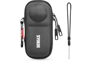 SYMIK Capsule Case for Insta360 X5 / X4 Air (for Original Lens Cap), Anti-water Splash, Anti-shock, Portable Travel Bag, Prot