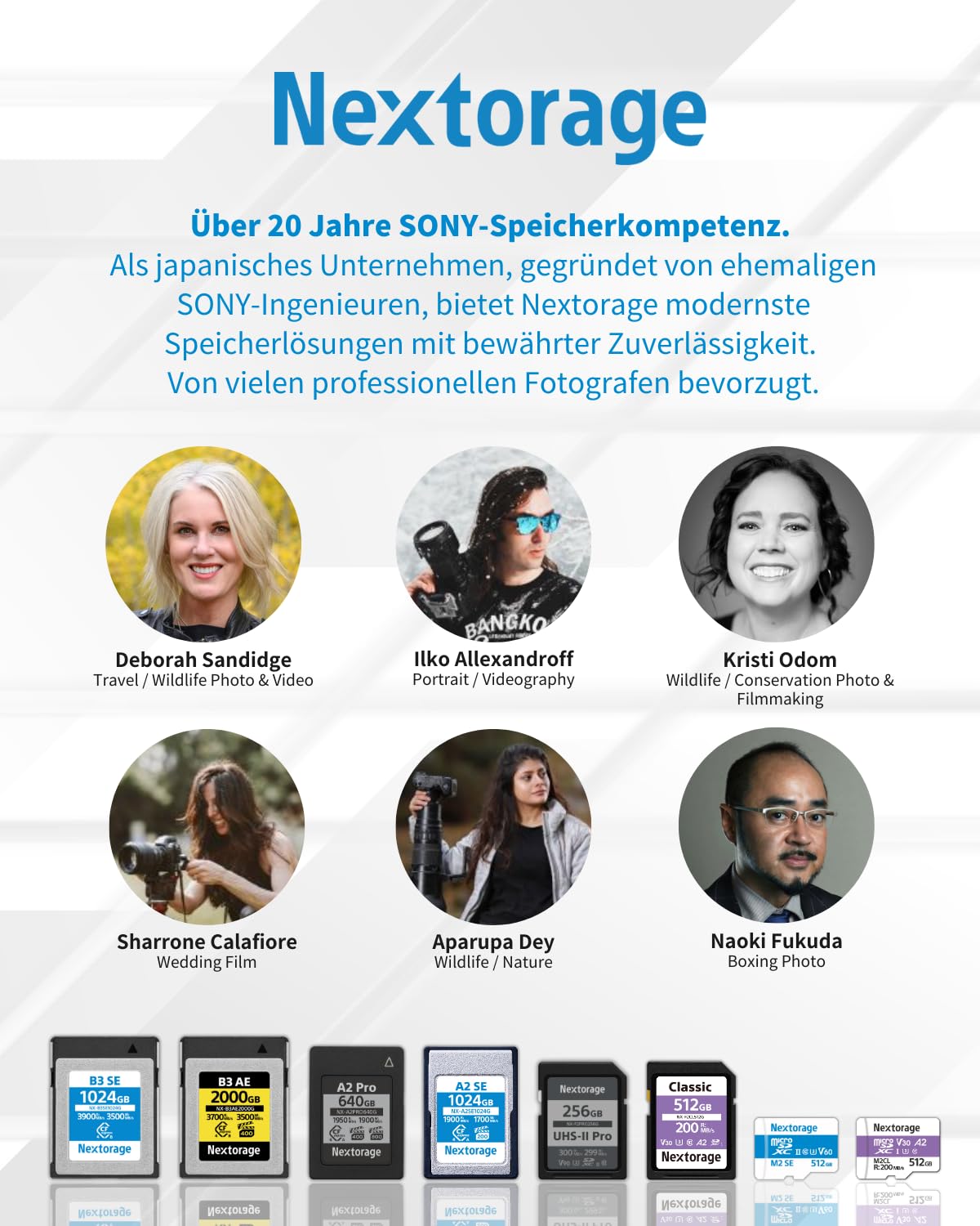 Nextorage SD Karte 256GB UHS-II SDXC, japanische speicherkarte datenspeicher SD Card, Kamera Zubehör für Nikon/Canon/Sony/Fujifilm/Nintendo Switch, F2PRO NX-F2PRO256G 3