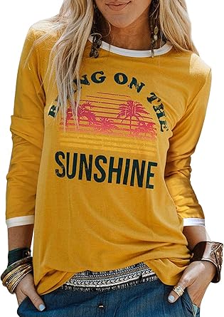 amazon women's yellow tops