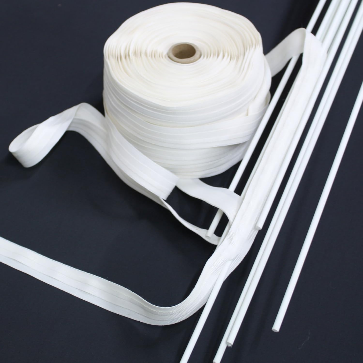 Roman Blind Rods (10x3m) + Roman Blind Tape (50m) Amazon.co.uk