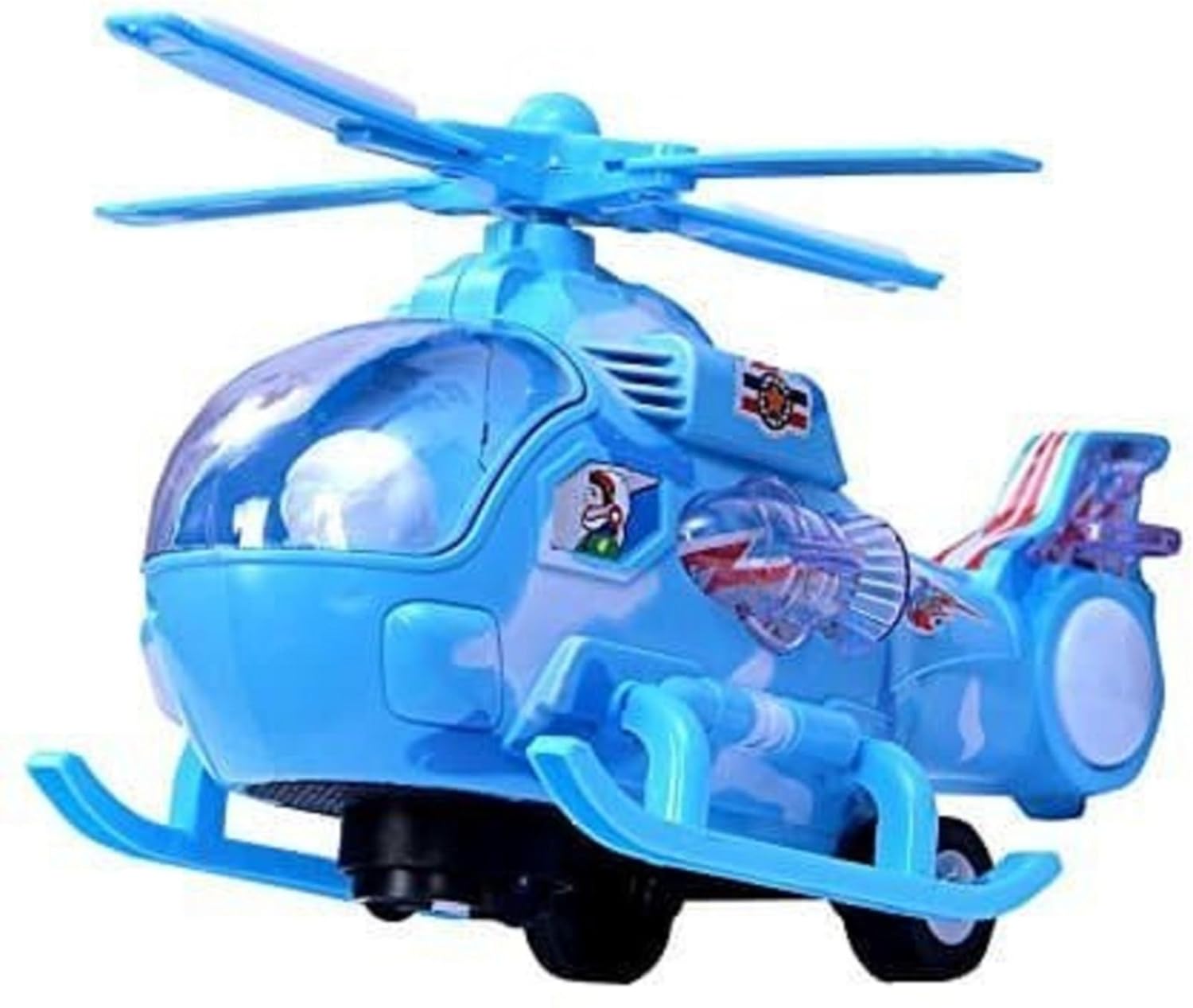blue helicopter toy