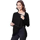 Deyeek Post Shoulder Surgery Shirts for Women Full Tear Away 2 Side Snaps After Rotator Cuff Chemo Port Adaptive Clothing