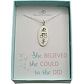Sterling Silver Triathlon Charm Necklace for Women |18" Chain | Bike Run Swim | Athlete Necklace |