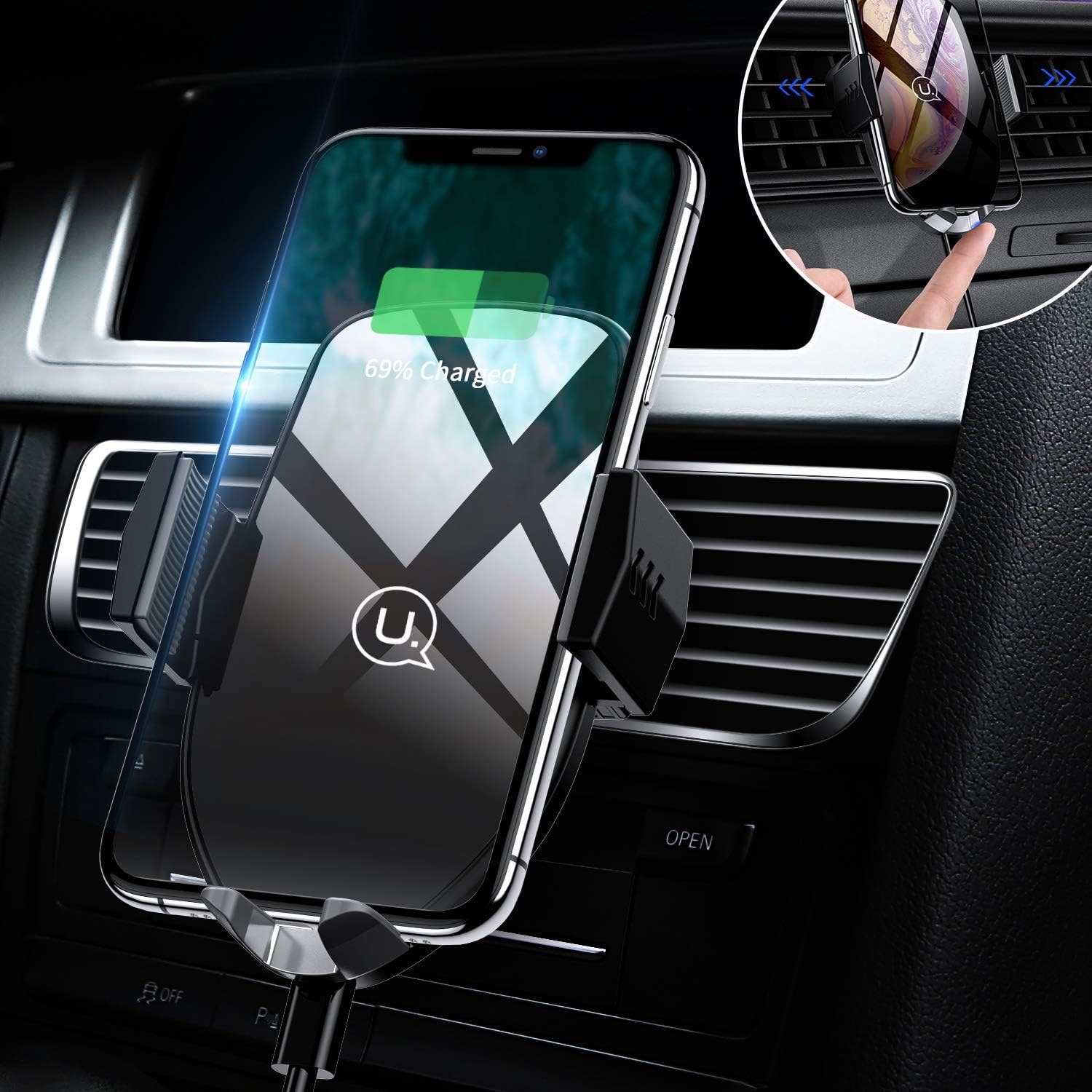 Best qi charger car phone mount lg g6