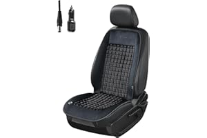 FLORICH Driver or Passenger Car Seat Cushion Comfortable Seat Cover for Full Back for Cars Trucks SUV Van, Black