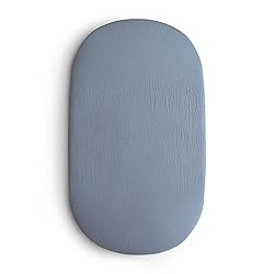 mushie Extra Soft Bassinet Muslin Crib Sheet