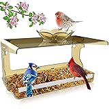 WENMIXER Window Bird Feeder with Non-Marking