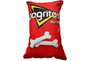 SPOT by Ethical Products Fun Foods The Whimsical Dog Toy with Squeaker for All Dogs | Chew Plush and Squeak Toy Small and Large Breeds | Interactive Toy for Dogs - Doritos - Small