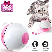 Sweetypet LED Katzenball - Bewegliches Spielzeug Mit Akku Für Stubentiger