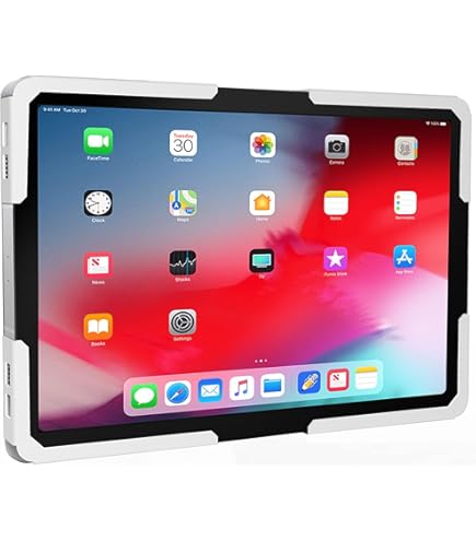 TABcare Security Anti-Theft Acrylic VESA Enclosure For Samsung Galaxy TAB S9 S8 S7 11, S9/S10 FE 10.9 With Wall Mount Kit (White, TAB S9 S8 S7 11