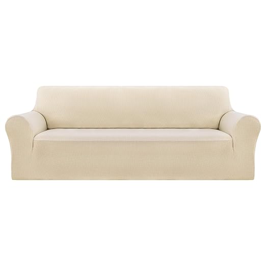 Deconovo Jacquard Sofa Cover Stretch Slipcovers Small Checks