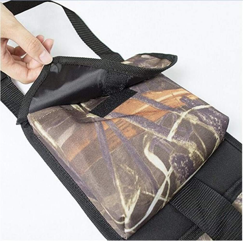 LYYS Car Seat Back Gun Sling Hanger Organizer for Rifle Hunting and Shooting (Camouflage with Pocket): Sports & Outdoors
