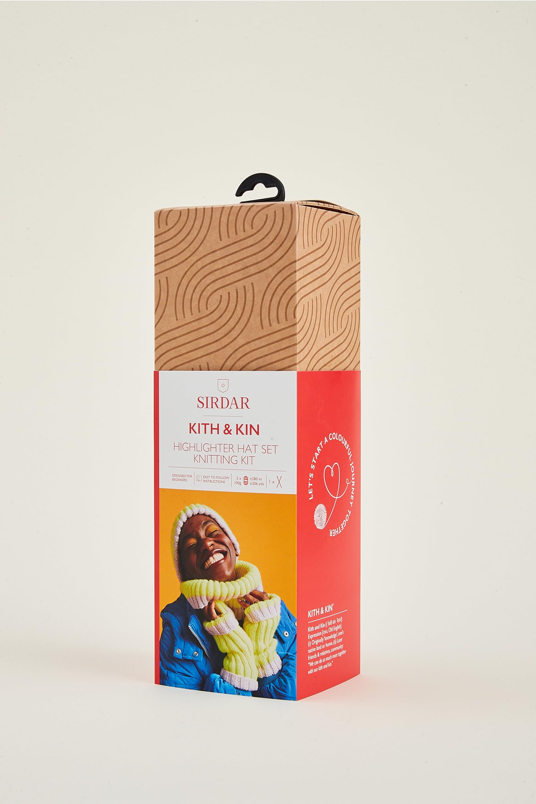 Sirdar Kith & Kin, Highlighter Hat Set Knitting Kit
