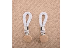 Woven Cotton Tea Towel Hooks Loops Clips for Hanging Beach Towel Pegs for Bathroom Kitchen Kitchen Towel Clips