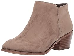 Amazon Essentials Women's Ankle Boots, Taupe, 8.5