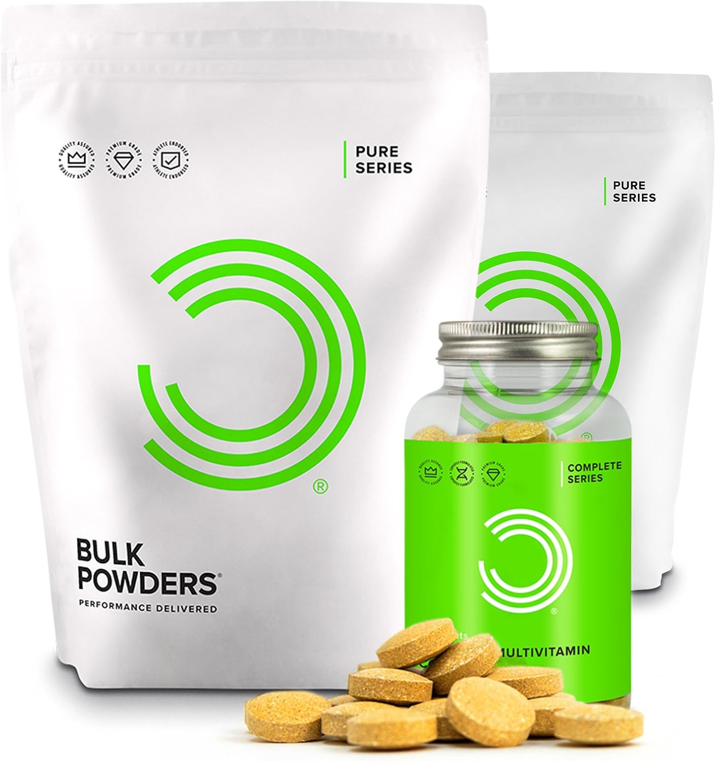 BULK POWDERS Lean Muscle Bundle Whey Protein Chocolate 1 kg with Creatine Monohydrate 1 Kg and