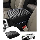 Center Console Armrest Cover For Chevy Trailblazer 2021-2026 - Carbon Fiber Leather Protector - View #10