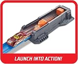 Hot Wheels Track Set and Toy Car Large-Scale Motorized Track with 3 Corkscrew view 3