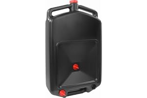 MaxWorks 50965 Low Profile 8.5 Quart (8 Liter) Oil Drain Container, fits Most ATV's Tractors, Lawn mowers, Motorcycles and Low Clearance Vehicles