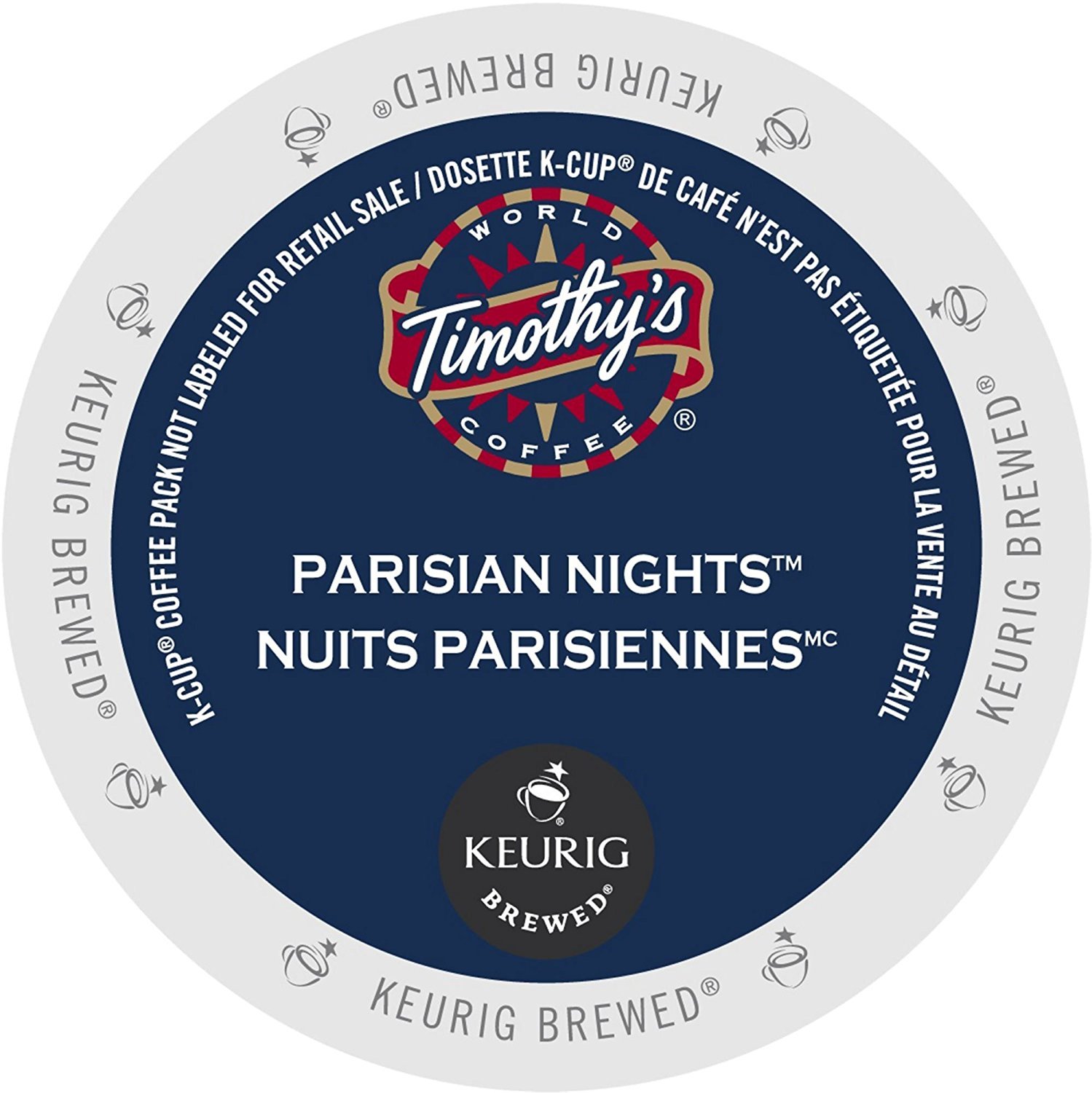 Timothy's World Coffee Parisian Nights K-Cup 96 count)
