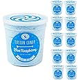 Blue Raspberry Cotton Candy Favors (Gift Set of 10) - Unique Ideas for Holidays, Birthdays, Celebrations, Party Favors