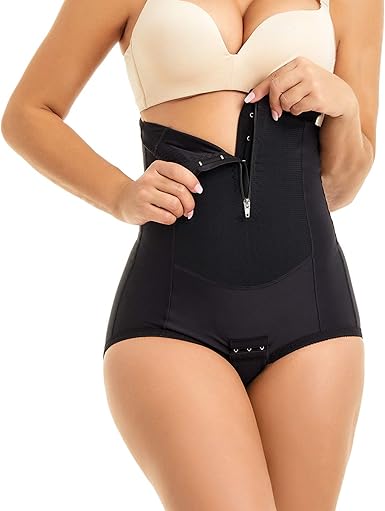 Postpartum Belly Wrap C Section Panty Belly Band Abdominal Compression Corset Girdle Shorts With Zipper At Amazon Women S Clothing Store