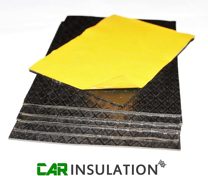 10 Sheets Self Adhesive Bitumen Car Sound Deadening Material Suitable