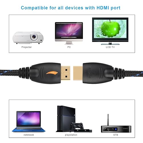 50ft HDMI Cable 1.4 V, 3D HD, High Speed For PS3, Xbox 360, HDTV, Blu-ray Players 7 thumbnail image