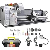VEVOR Metal Lathe, 8.3'' x 29.5' Benchtop Metal Lathe 0-2500 RPM Continuously Variable Speed 750W Brushless Motor Metal Gears
