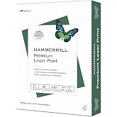 Hammermill Printer Paper, Premium Laser Print 24 lb, 8.5 x 11-1 Ream (500 Sheets) - 98 Bright, Made in the USA, 104604R