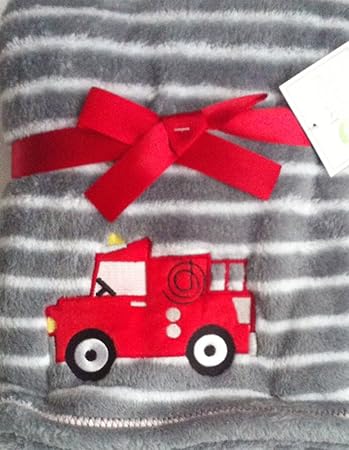 fire truck swaddle blanket